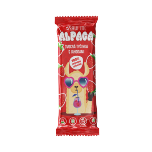 Muzli - Baton RAW ME Alpaca Strawberry 25g