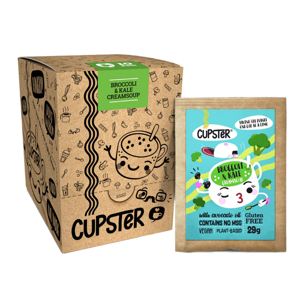Muzli - Cupster Instant Supa crema de broccoli si varza 10x20g NEW