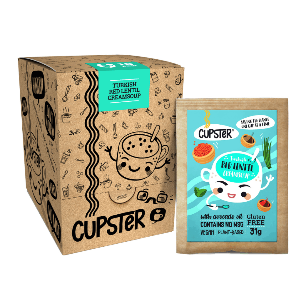 Muzli - Cupster Instant Supa crema de linte rosie turceasca 10x23g NEW