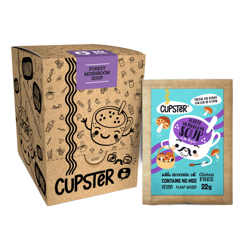 Muzli - Cupster Instant Supa de ciuperci de padure 10x15g NEW