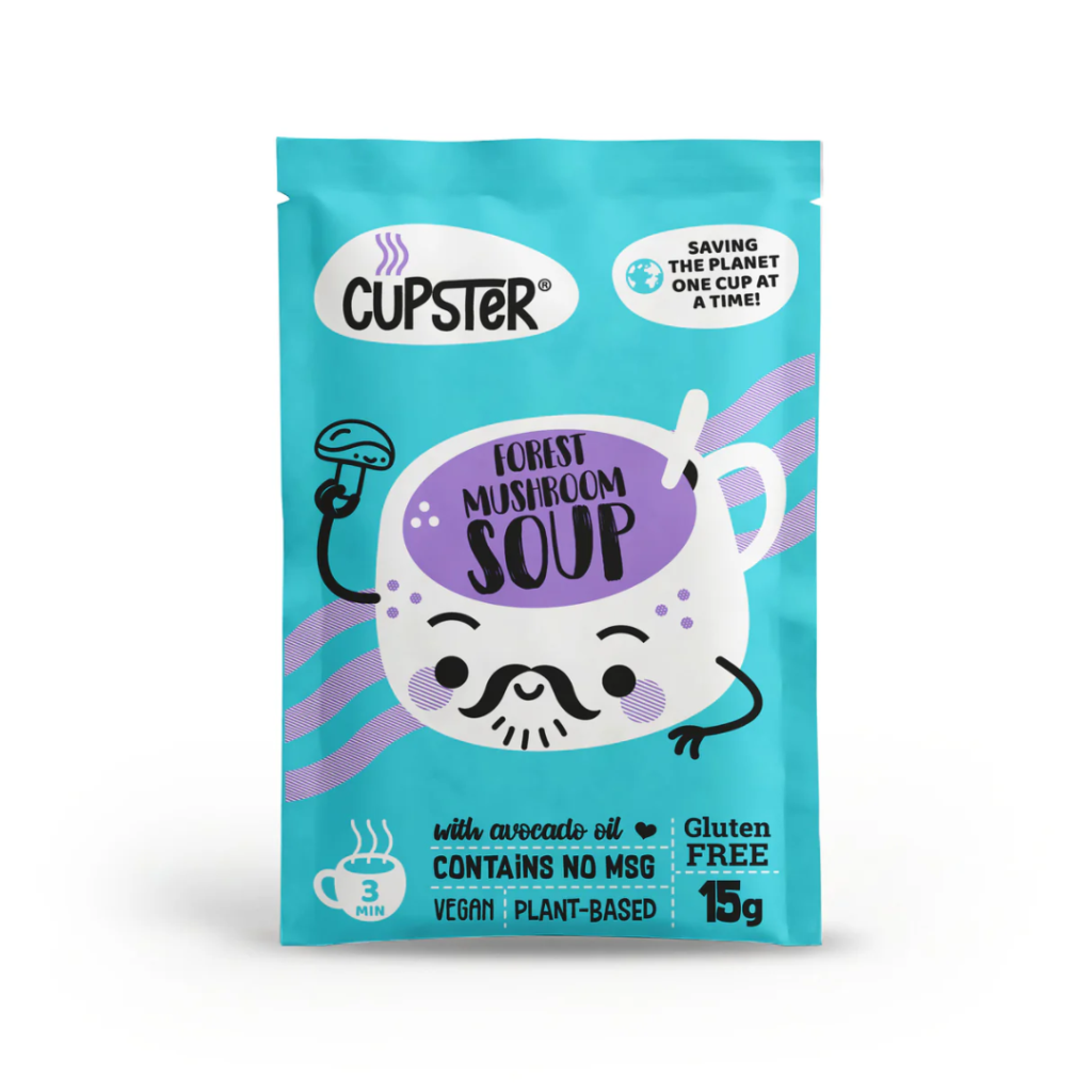 Muzli - Cupster Instant Supa de ciuperci de padure 15g NEW - Rebranded