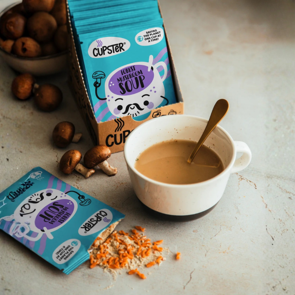 Muzli - Cupster Instant Supa de ciuperci de padure 15g NEW - Rebranded