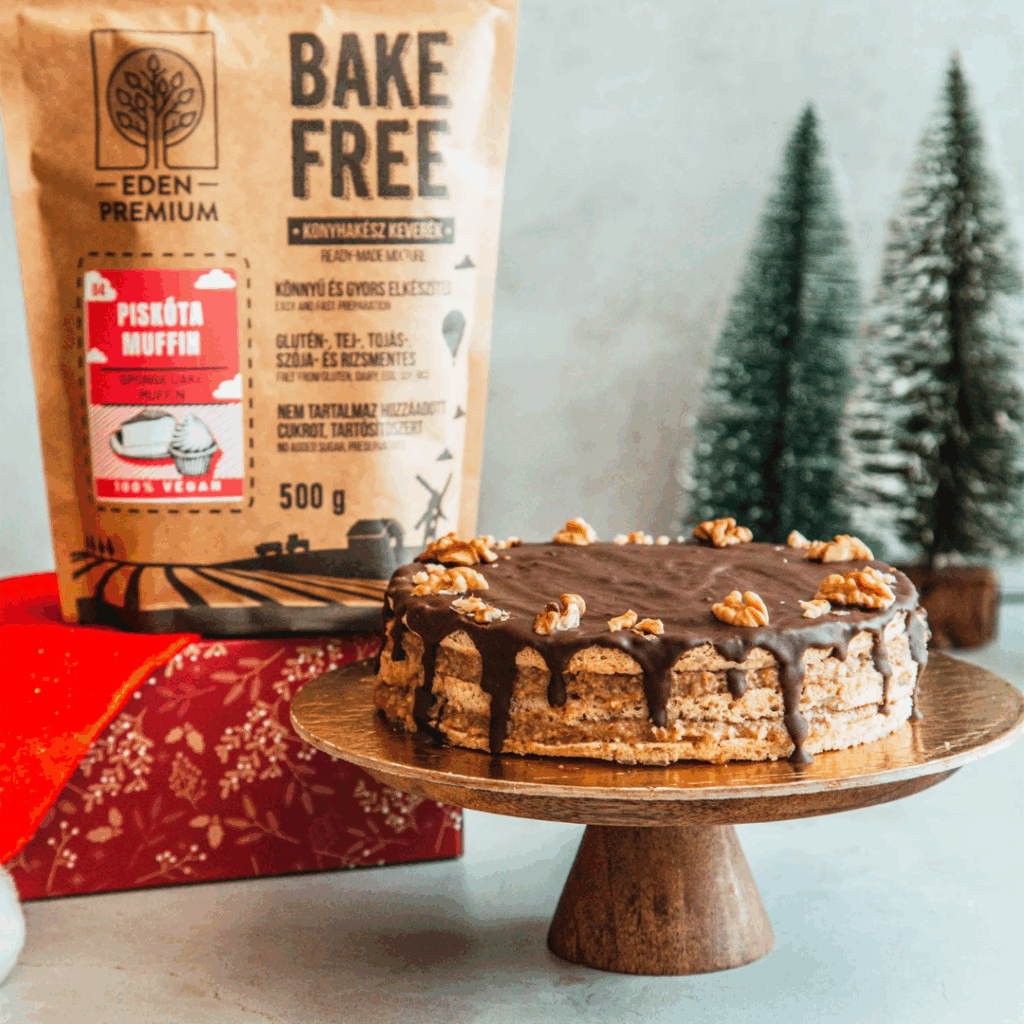 Muzli - Eden Premium Bake-Free Mix faina pentru blat de tort - briose 500g