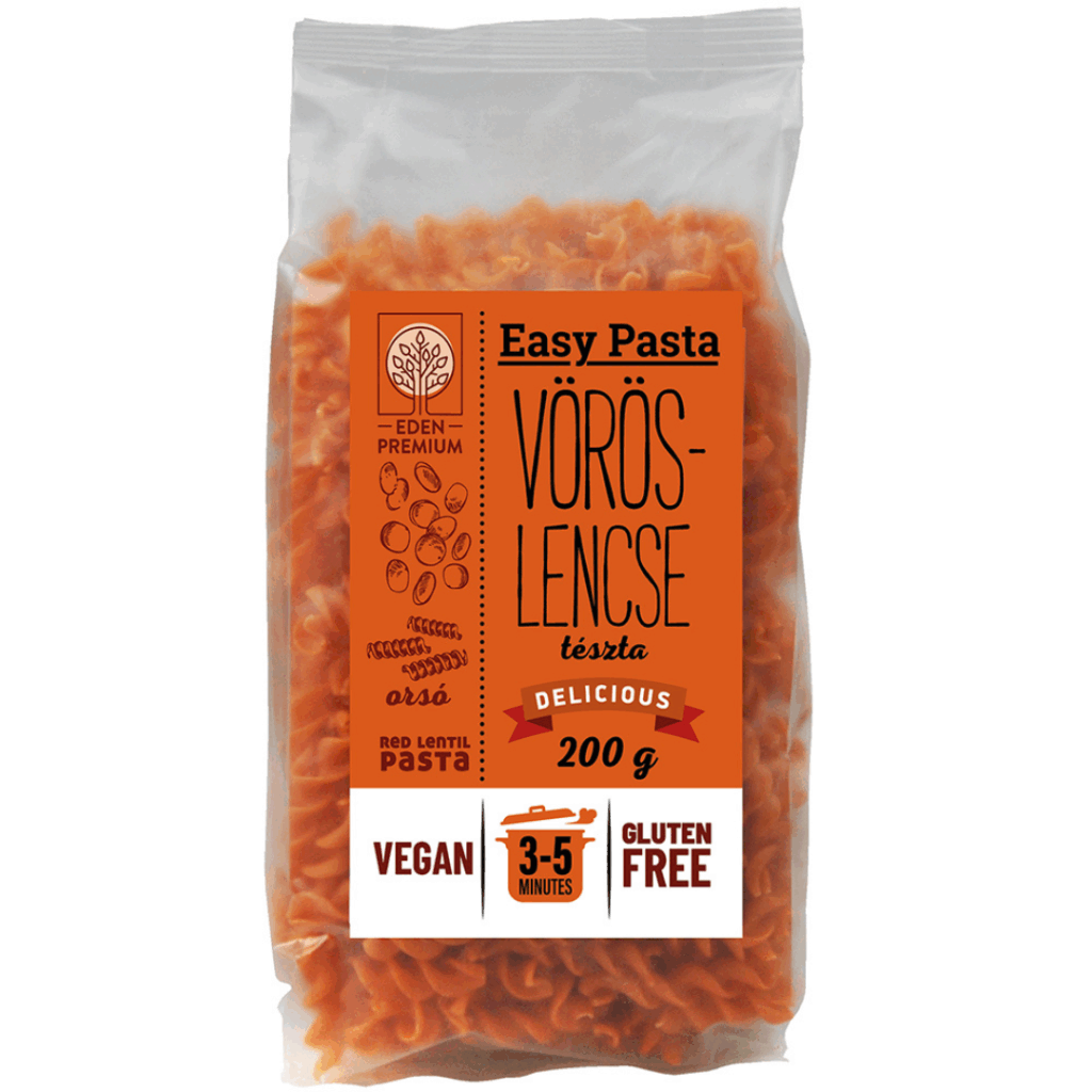 Muzli - Eden Premium Easy Pasta Paste de linte rosie tip spirala 200g