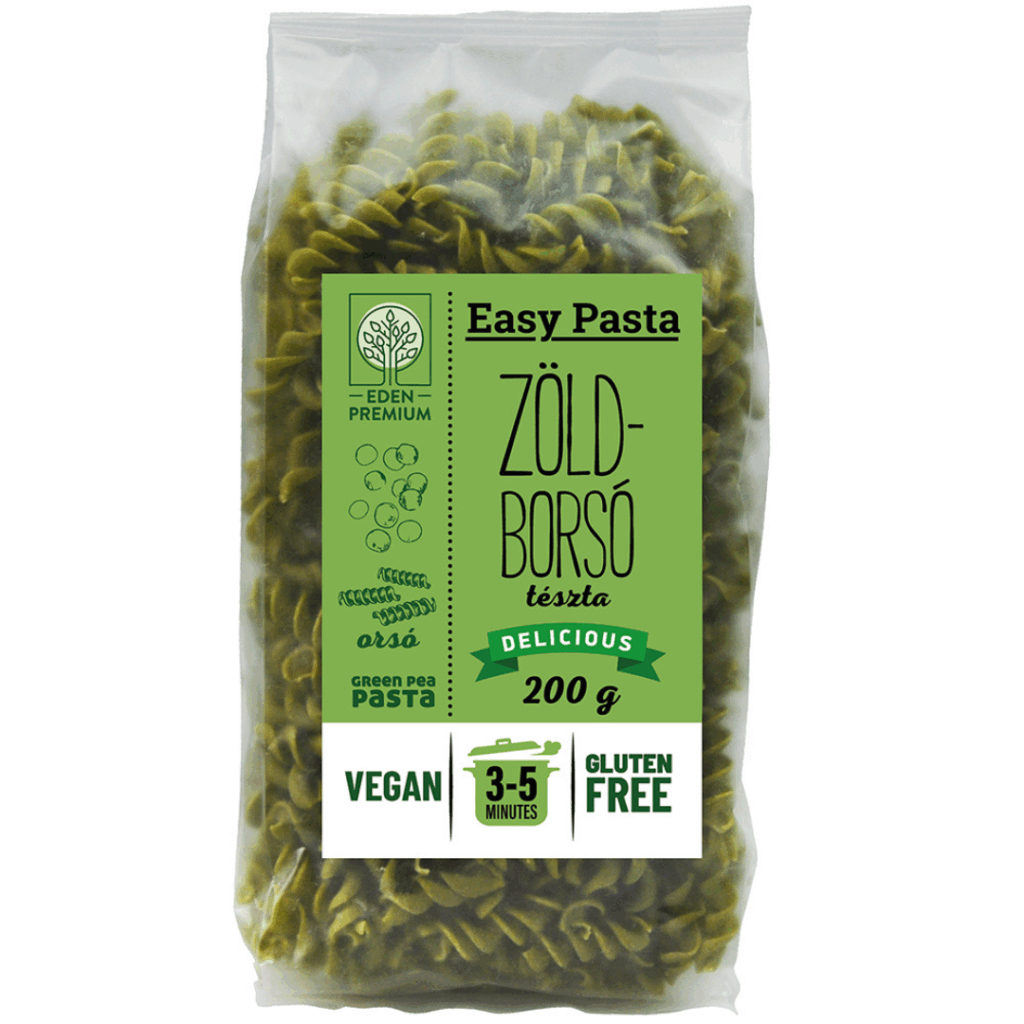Muzli - Eden Premium Easy Pasta Paste de mazare verde tip spirala 200g
