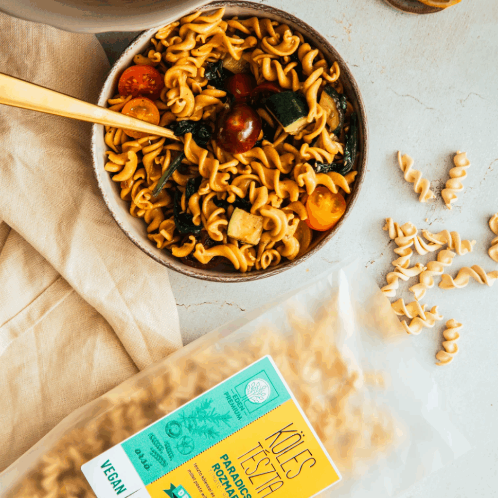 Muzli - Eden Premium Paste de mei tip spirala cu rosii si rozmarin 200g