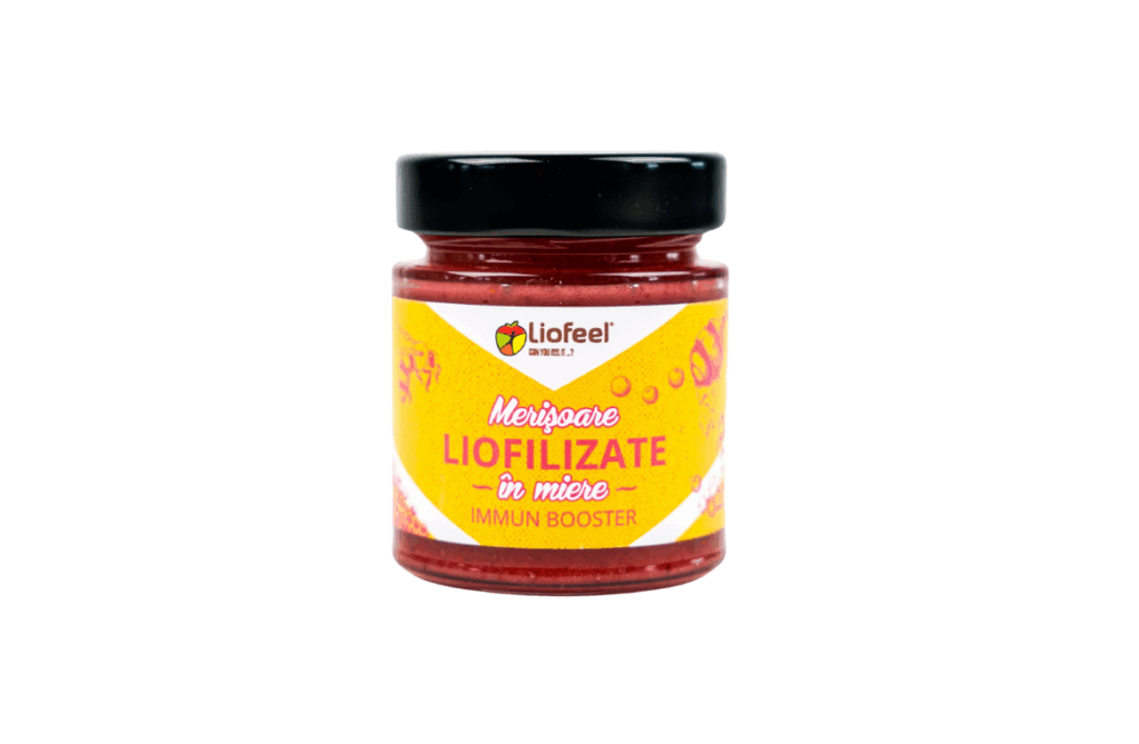 Muzli - Merișoare Liofilizate în miere – Liofeel, 200g