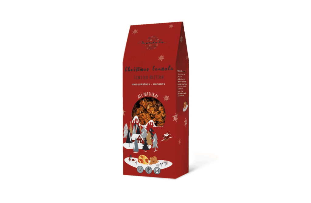 Muzli - Cutie de Crăciun Mendula - Granola cu turtă dulce