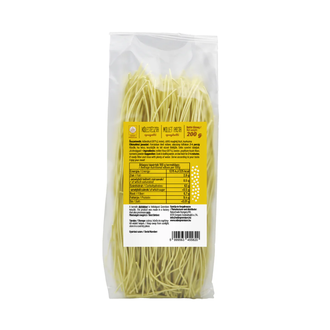 Muzli - Paste de mei tip Spaghetti fără gluten 200g