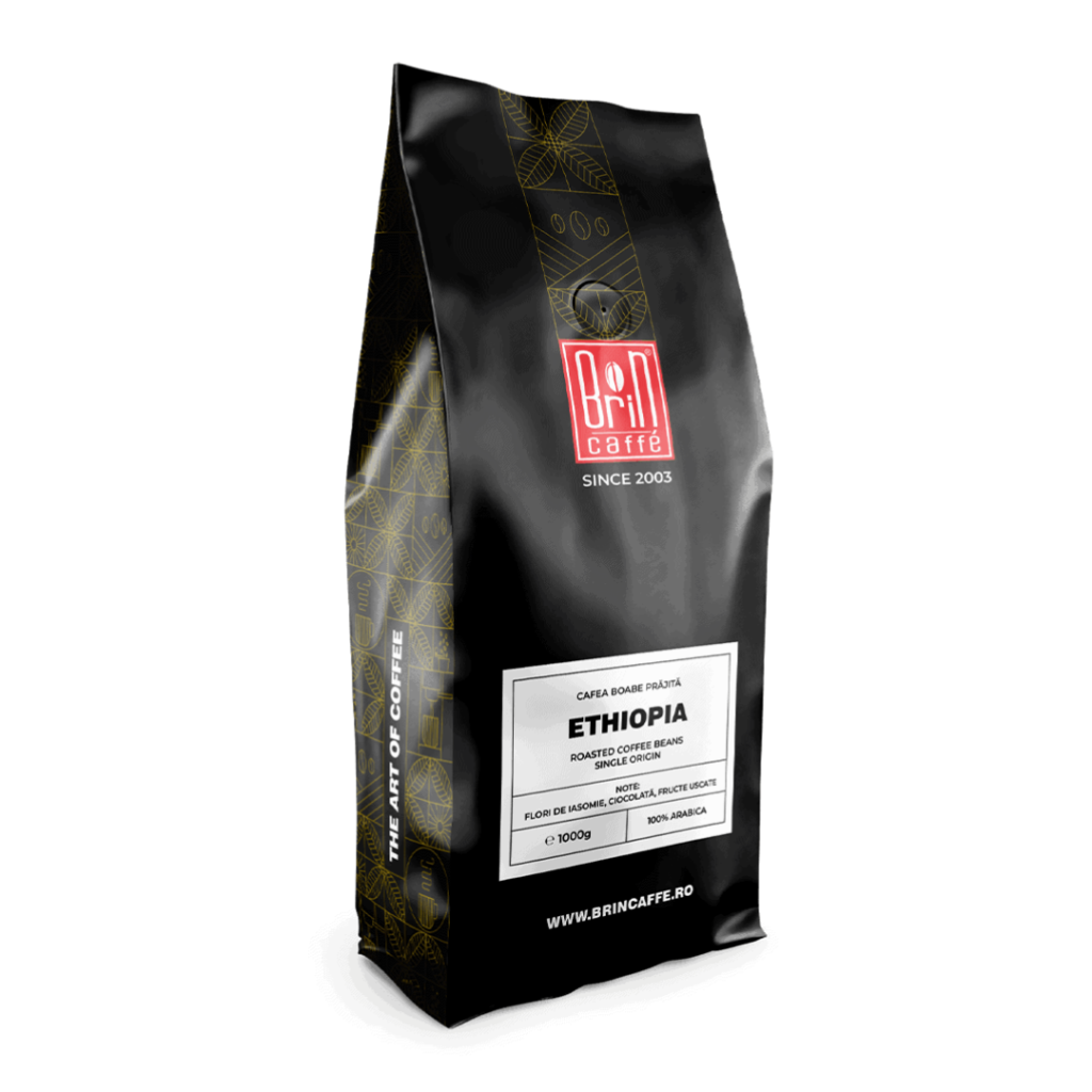 Muzli - Brin Caffé Ethiopia – Cafea boabe 100% Arabica - 1 kg