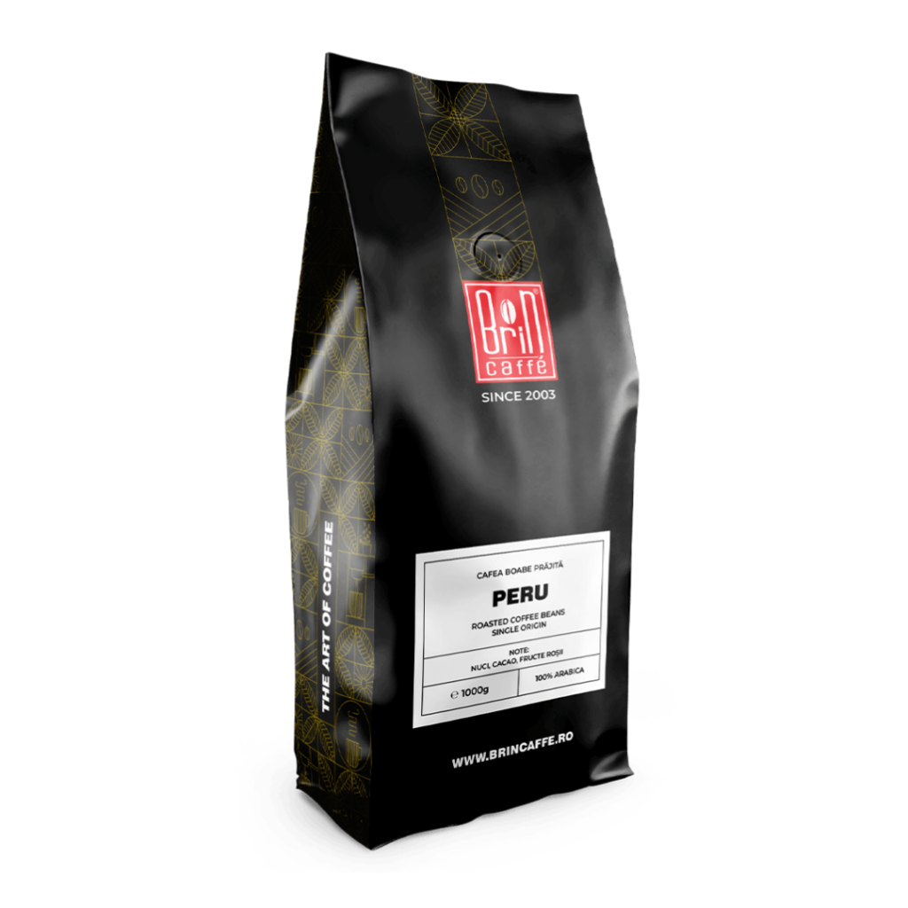Muzli - Brin Caffé Peru – Cafea boabe 100% Arabica - 1 kg